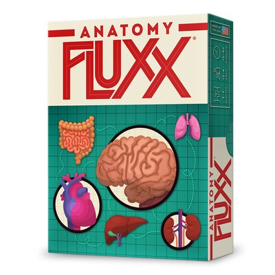 Looney Labs Anatomy Fluxx Card Game, STEM, Grade 6+ (LLB084)