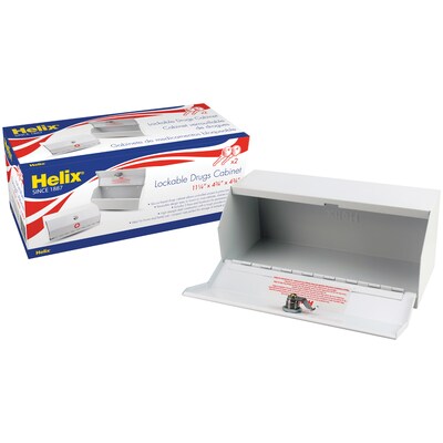 Helix Heavy-Duty Steel Construction Locking Prescription Drug Cabinet Safe with Lock (MAP27050)