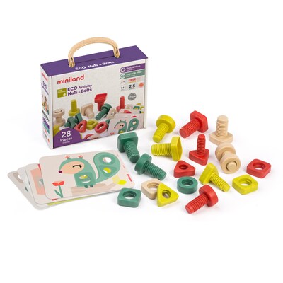 Miniland Educational ECO Nuts & Bolts (MLE32155)