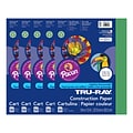 Tru-Ray 9 x 12 Construction Paper, Holiday Green, 50 Sheets/Pack, 5 Packs/Bundle (PAC102960-5)