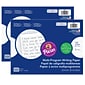 Pacon® Multi-Program Handwriting Paper, 1/2" Ruled, 10-1/2" x 8", White, 500 Sheets Per Pack, 2 Packs (PAC2421-2)