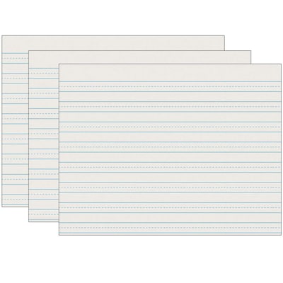 Pacon® Newsprint Handwriting Paper, Skip-A-Line, 11 x 8.5, White, 500 Per Pack, 3 Packs (PAC2637-3