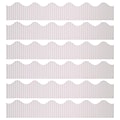 Bordette 50 x 2-1/4 Scalloped Border, White, 6 Rolls (PAC37016-6)