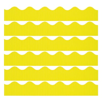 Bordette 50 x 2-1/4 Scalloped Border, Canary, 6 Rolls (PAC37086-6)