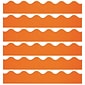 Bordette 50' x 2-1/4" Scalloped Border, Orange, 6 Rolls (PAC37106-6)