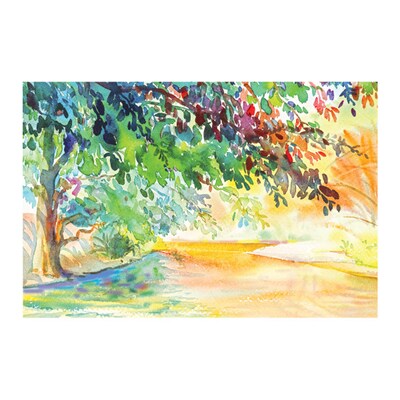 UCreate Watercolor Paper, 140 lb., 12 x 18, White, 50 /Pack (PAC4944)