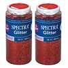 Spectra Glitter, Red, 1 lb. Per Jar, 2 Jars (PAC91740-2)