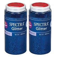 Spectra Glitter, Blue, 1 lb. Per Jar, 2 Jars (PAC91750-2)