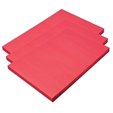 SunWorks 12 x 18 Construction Paper, Holiday Red, 100 Sheets/Pack, 3 Packs/Bundle (PAC9908-3)