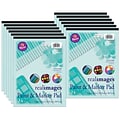 Real Images™ Paint & Marker Pad, Heavyweight, 9 x 12, White, 24 Sheets, Pack of 12 (PACMMK50154-12