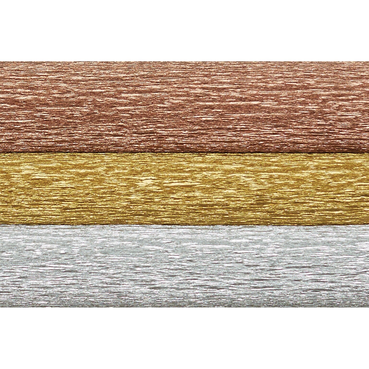 Lia Griffith™ Extra Fine Crepe Paper, Metallic Assortment, 10.7 sq. ft. Per Sheet, 3 Sheets (PACPLG11004)