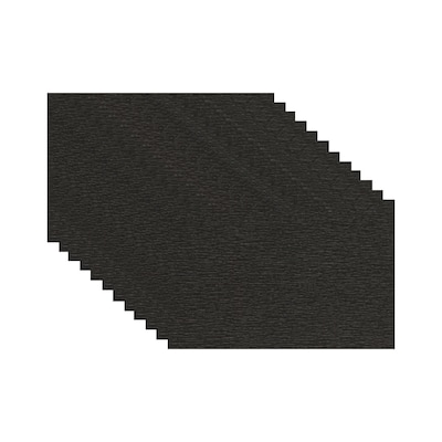 Lia Griffith™ Extra Fine Crepe Paper, Black, 10.7 sq. ft. Per Pack, 12 Packs (PACPLG11016-12)