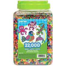 Perler Multi-Mix Fuse Beads Jar, Assorted Colors, Pack of 22000 (PER17000)