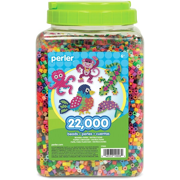 Perler Beads, Summer Mix, 11,000 Beads (PER8017021)