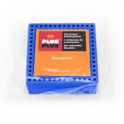 Plus-Plus Baseplates Classroom Pack, Blue, Set of 12 (PLL03392)