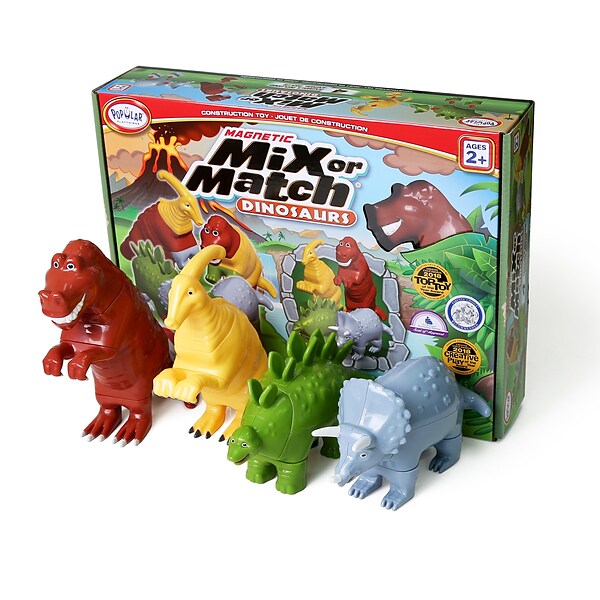 Popular Playthings Magnetic Mix or Match Dinosaurs