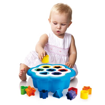 Quercetti Daisy Shape Sorter, STEM, Grade PK+ (QRC0242)