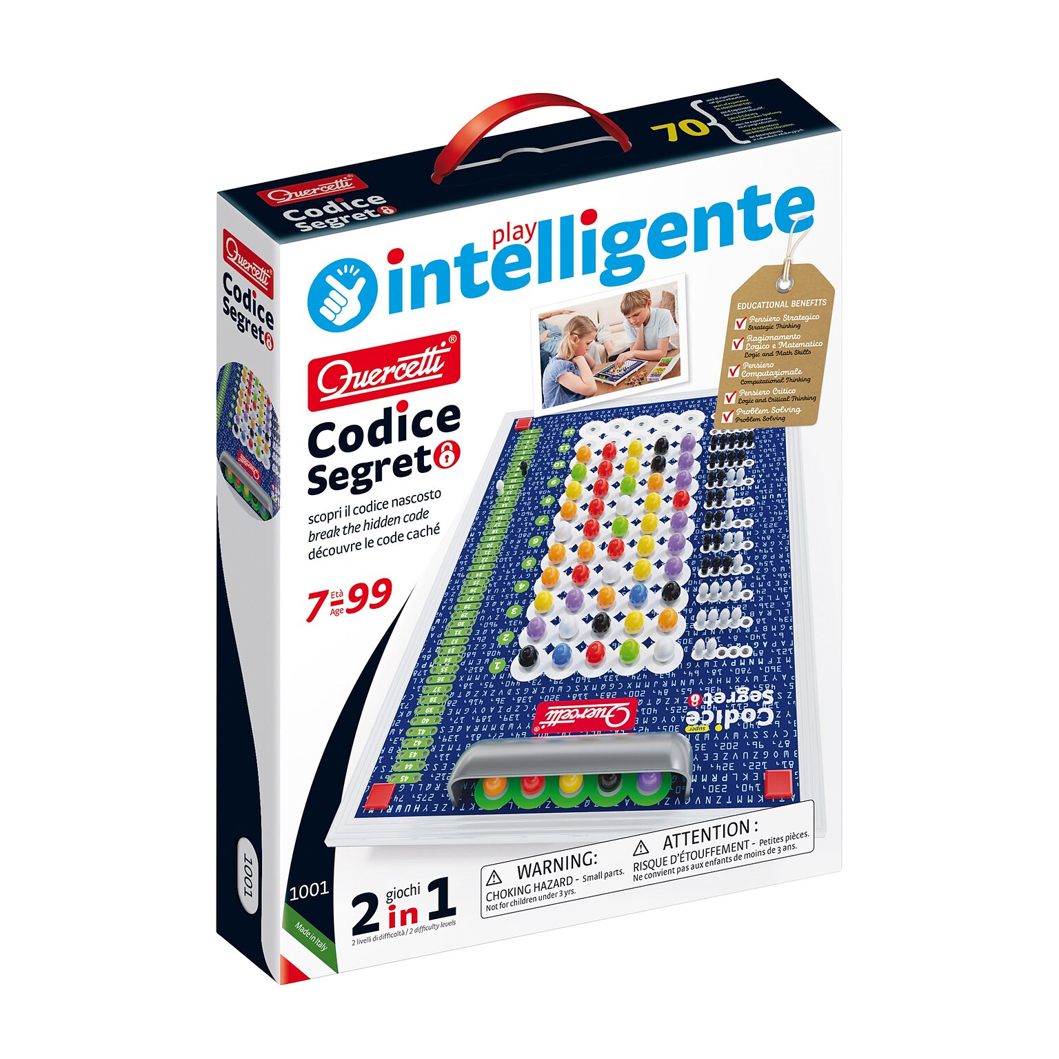 Quercetti Secret Code, STEM, Grade 2+ (QRC1001)