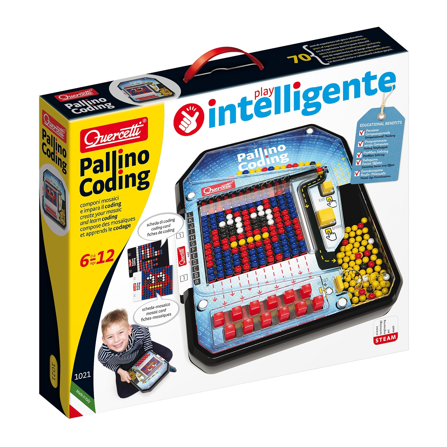 Quercetti Pallino Coding, STEM, Grade K+ (QRC1021)