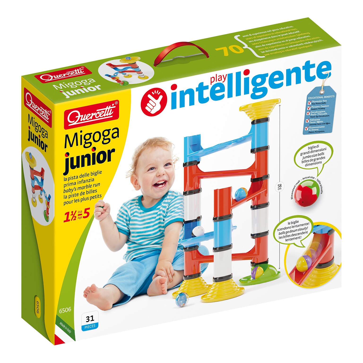 Quercetti Migoga Junior, Babys Marble Run (QRC6506)