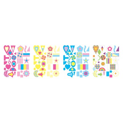 Roylco Light Learning Shapes, 124 Pieces, Early Learning, Grade K+ (R-59655)