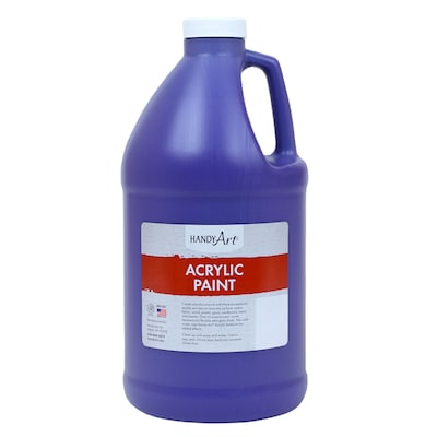 Handy Art Acrylic Paint Half Gallon, Violet (RPC102075)