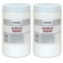 Handy Art® Acrylic Gesso, 32 oz., Pack of 2 (RPC440003-2)