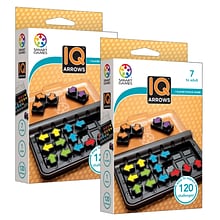 Smart Games IQ Arrows Puzzle Game, Pack of 2, STEM, Grade 4+ (SG-424US-2)