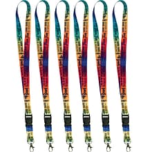 Teacher Created Resources Positive Saying Watercolor Lanyard, 21.75 x 0.75, Pack of 6 (TCR20355-6)