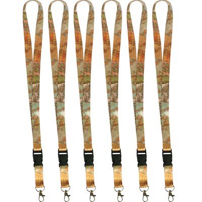 Teacher Created Resources Travel the Map Lanyard, 21.75 x 0.75, Pack of 6 (TCR20356-6)