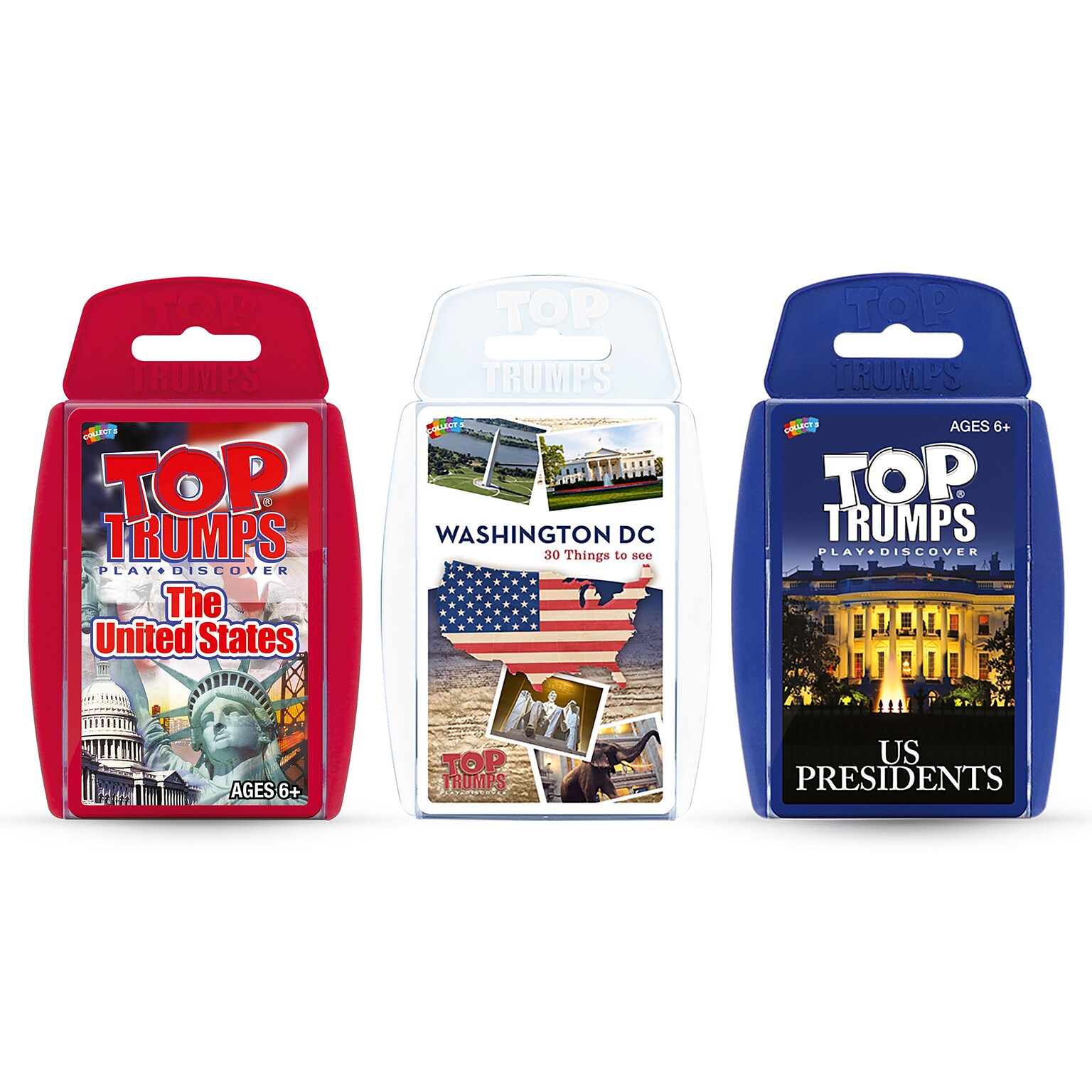 Top Trumps 3-Game Bundle:  US History, Grade 4-6 (TPU003873)