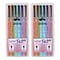 Marvy Uchida LePen Flex Marker, Brush Tip, Assorted Pastels, 6/Set, 2 Sets/Bundle (UCH48006P-2)