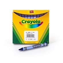 Crayola Bulk Crayons, Blue, 12/Box (52-0836-042)
