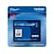 Brother P-touch TZe-521CS Laminated Label Maker Tape, 3/8 x 26-2/10, Black on Blue (TZe-521CS)