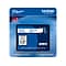 Brother P-touch TZe-233CS Laminated Label Maker Tape, 1/2 x 26-2/10, Blue on White (TZe-233CS)