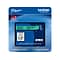 Brother P-touch TZe-731CS Laminated Label Maker Tape, 1/2 x 26-2/10, Black on Green (TZe-731CS)