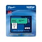 Brother P-touch TZe-751CS Laminated Label Maker Tape, 1" x 26-2/10', Black on Green (TZe-751CS)