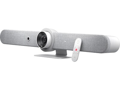 Logitech Rally Bar HD 4K Video Conferencing Bar, White (960001320)