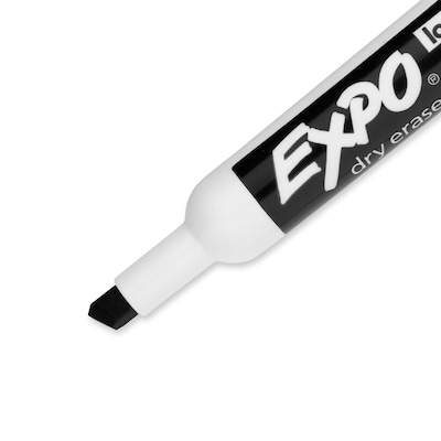 Expo Dry Erase Markers, Chisel Tip, Black, 36/Pack (1920940)