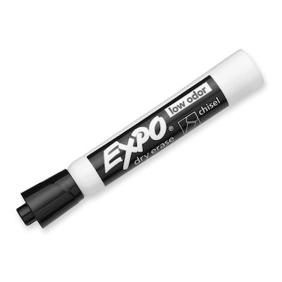 Expo Dry Erase Markers, Chisel Tip, Black, 36/Pack (1920940)