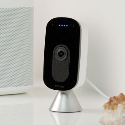 ecobee SmartCamera with Voice Control, White (EBSCV01)