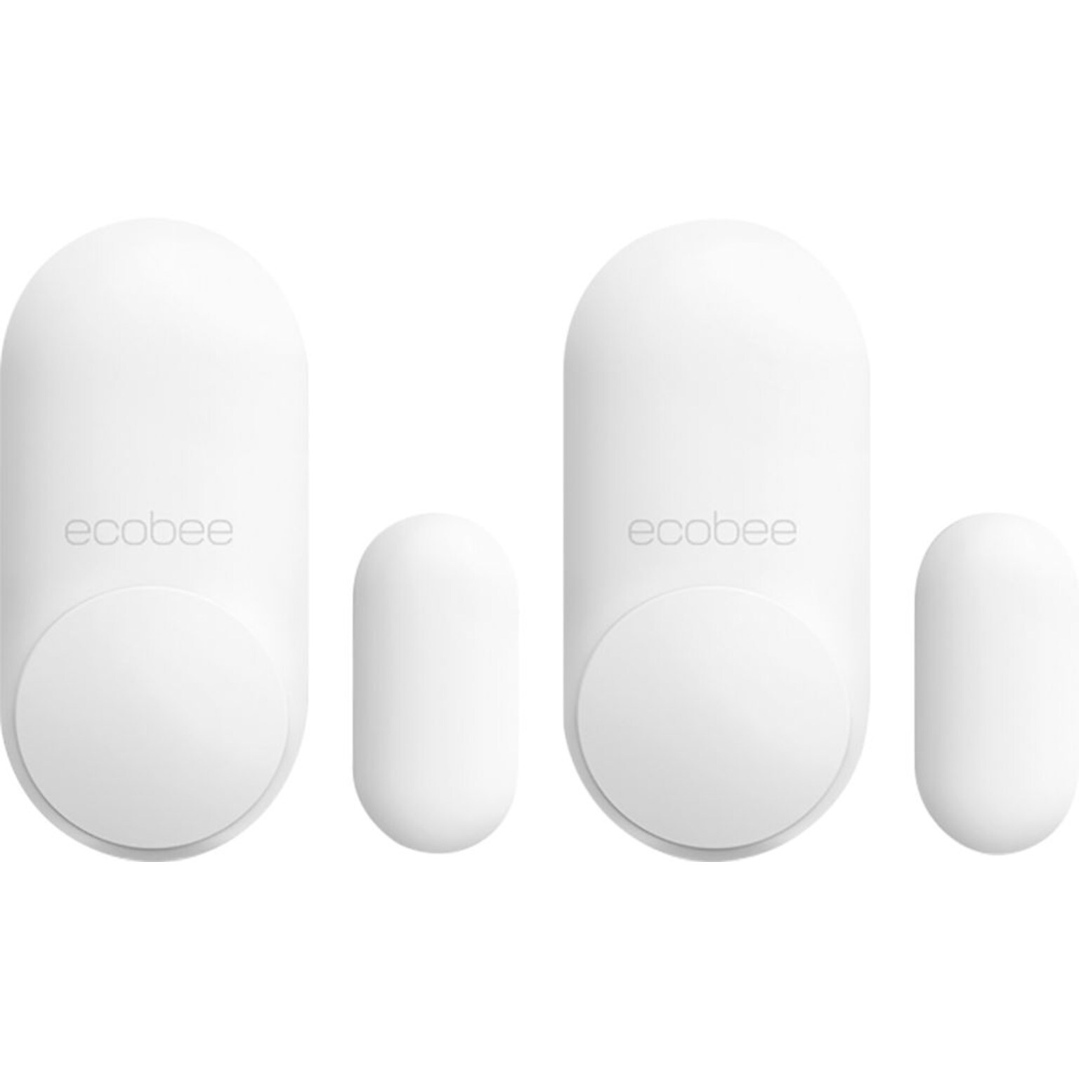 ecobee SmartSensor Window/Door Sensor, White, 2/Pack (EB-DWSHM2PK-01)