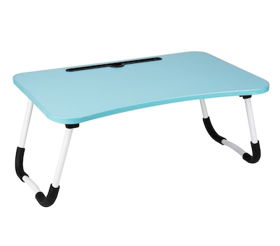 Mind Reader 23 x 15.25 Stainless Steel/Plastic Lap Desk, Blue (LBSTUDY-BLU)