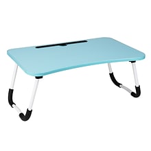 Mind Reader 23 x 15.25 Stainless Steel/Plastic Lap Desk, Blue (LBSTUDY-BLU)