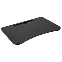 Mind Reader 23 x 15.25 Stainless Steel/Plastic Lap Desk, Black (LBSTUDY-BLK)