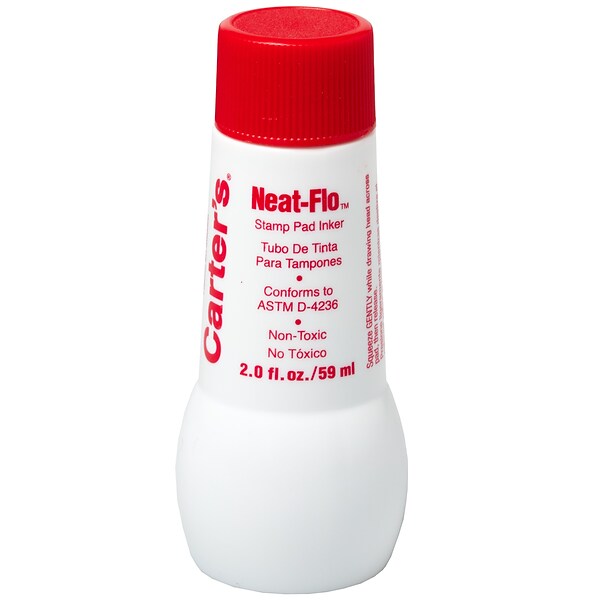 Carters Neat-Flo Ink Refill, Red Ink (21447)