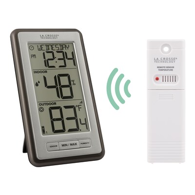 La Crosse Technology Wireless Digital Thermometer with Indoor Humidity (WS-9160U-IT)