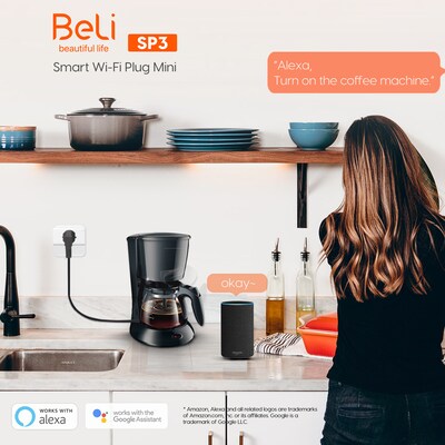 Tenda Beli Mini WiFi Smart Plug, White. 2/Pack (SP3 2PK)