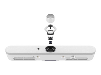 Logitech Rally Bar Mini HD 4K All-In-One Video Bar, White (960-001348)