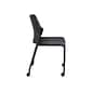 Safco Next Polypropylene Office Chair, Black, 4/Carton (4314BL)